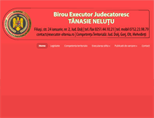 Tablet Screenshot of executor-oltenia.ro